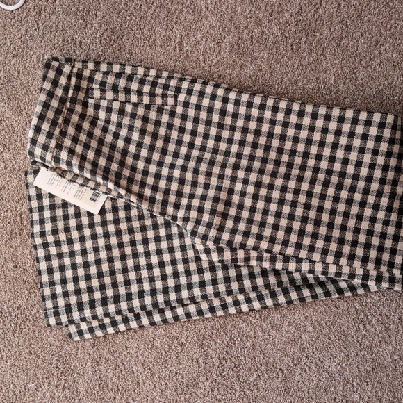 Sézane Martin Trousers - Ecru Gingham - Picture 4 of 8